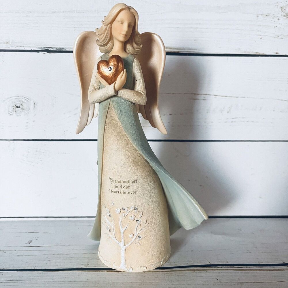 Enesco 2019 Foundations Angel “Grandmother's Hold Our Hearts Forever” Polyresin